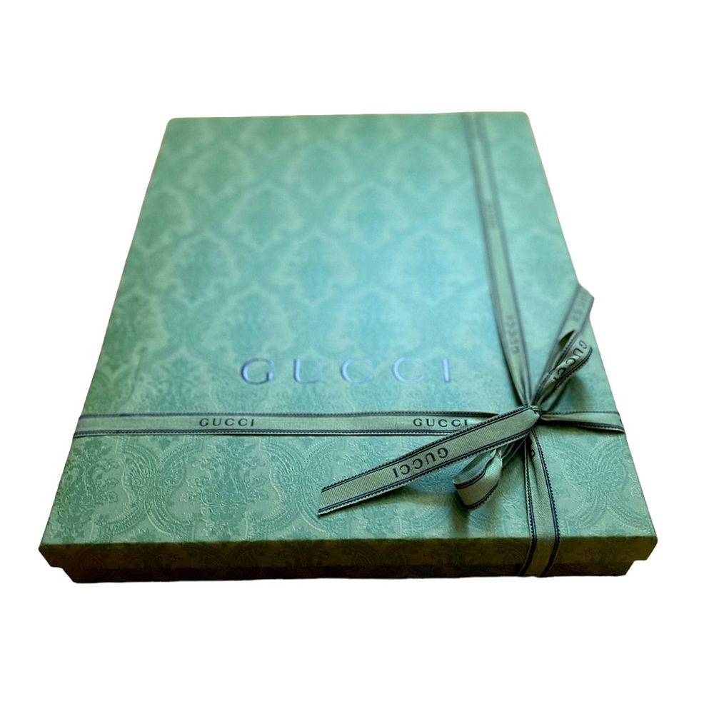 Gucci Gift Box/Tissue Paper/Ribbon/Card